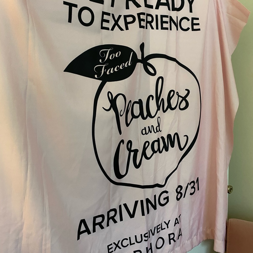 Too Faced Peaches and Cream Launch Banner